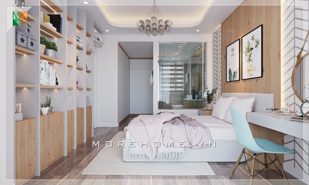 Thiết kế phòng ngủ có toilet