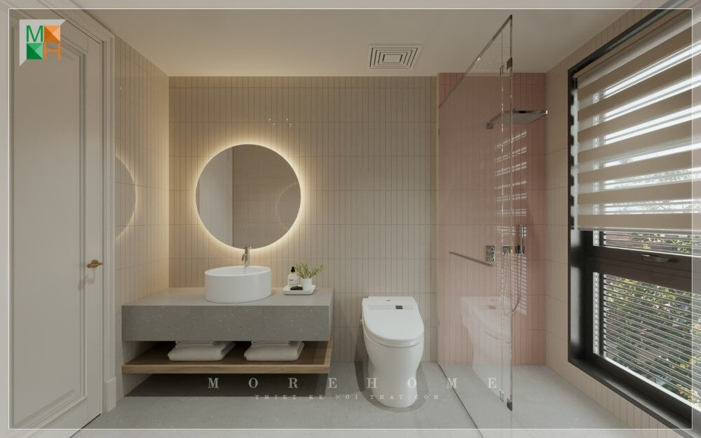 Thiết kế phòng ngủ có toilet