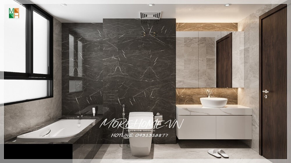 Thiết kế phòng ngủ có toilet