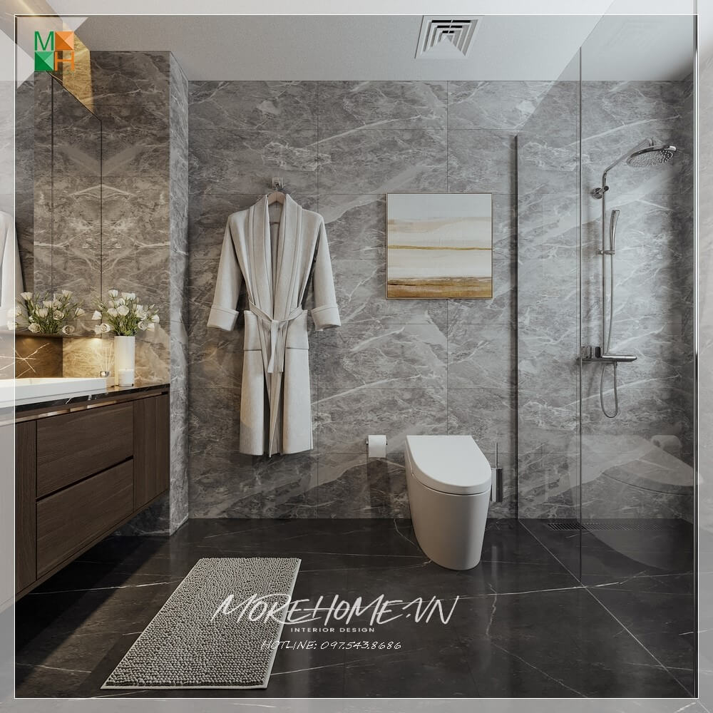 Thiết kế phòng ngủ có toilet