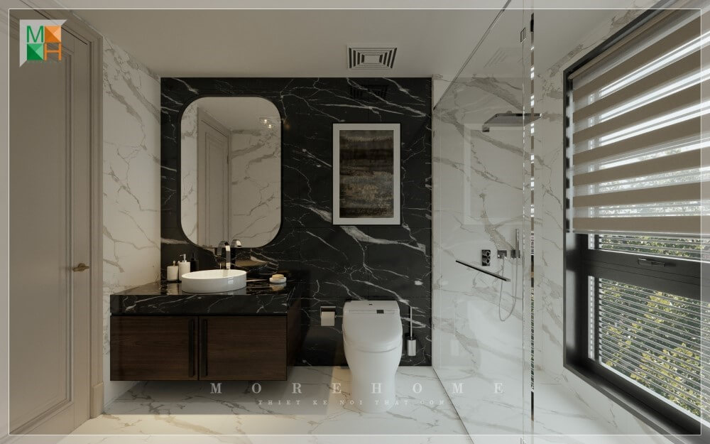 Thiết kế phòng ngủ có toilet
