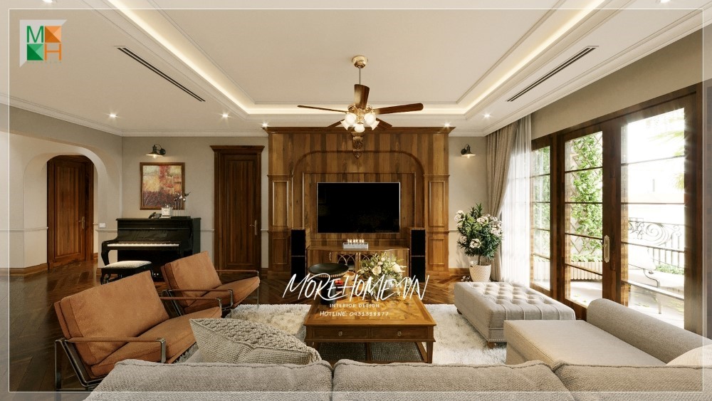 Kệ tivi tân cổ điển đẹp
