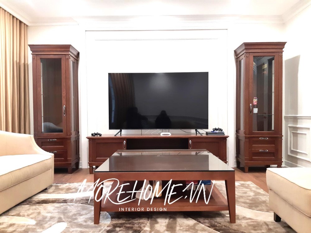 Kệ tivi tân cổ điển đẹp