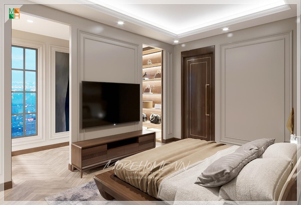 Kệ tivi tân cổ điển đẹp