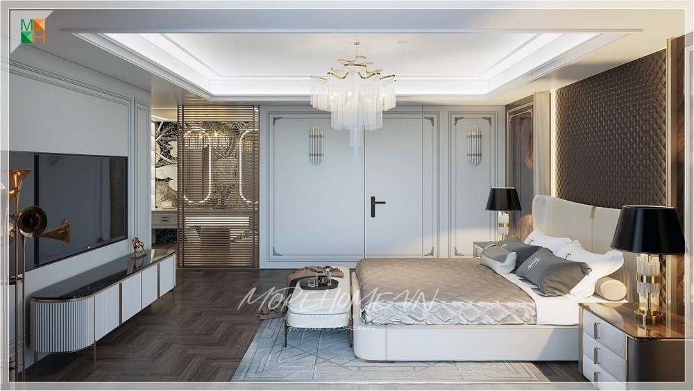 Kệ tivi tân cổ điển đẹp