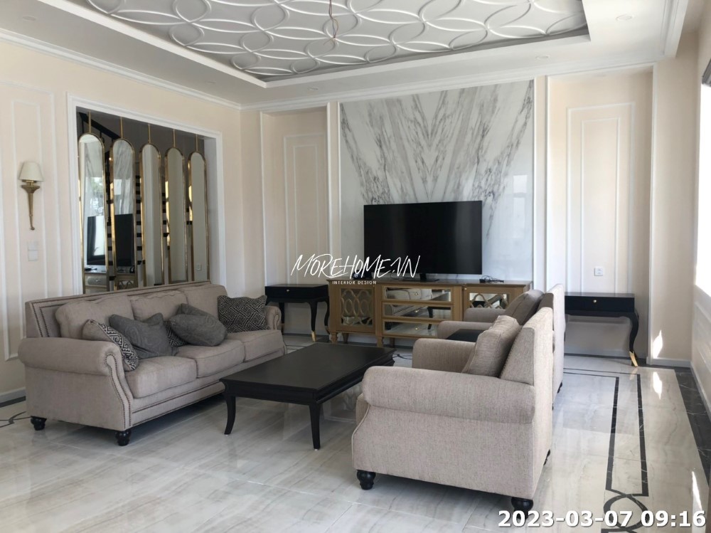 Kệ tivi tân cổ điển đẹp