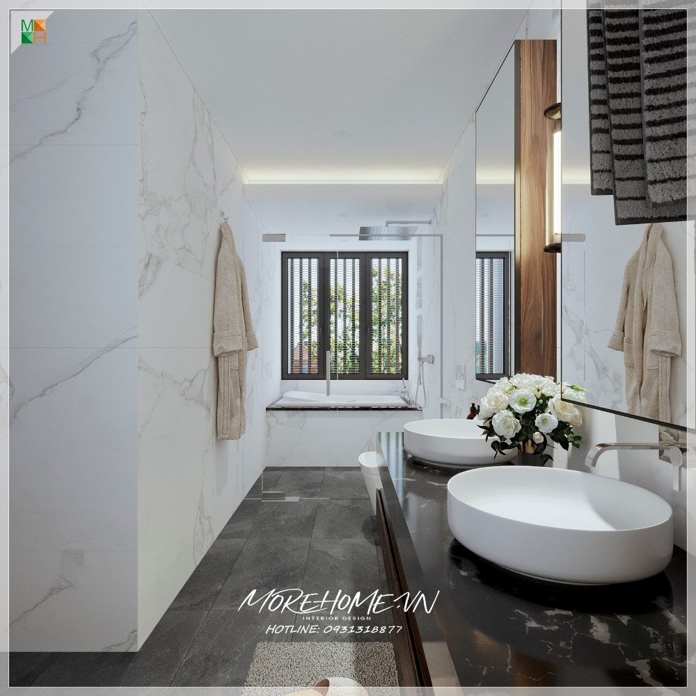 Đá ốp nhà tắm, nhà vệ sinh