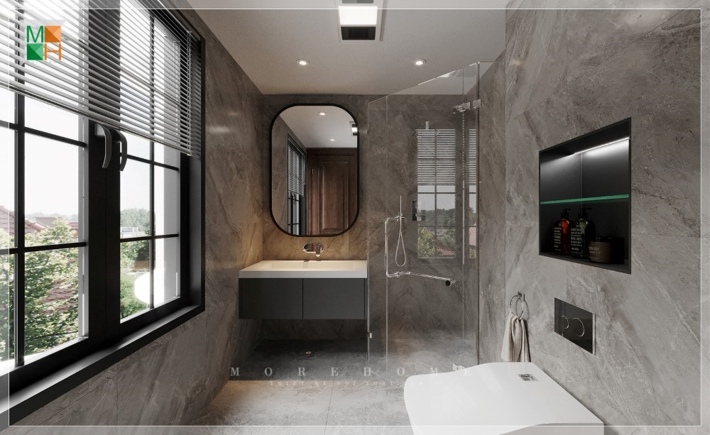 Đá ốp nhà tắm, nhà vệ sinh