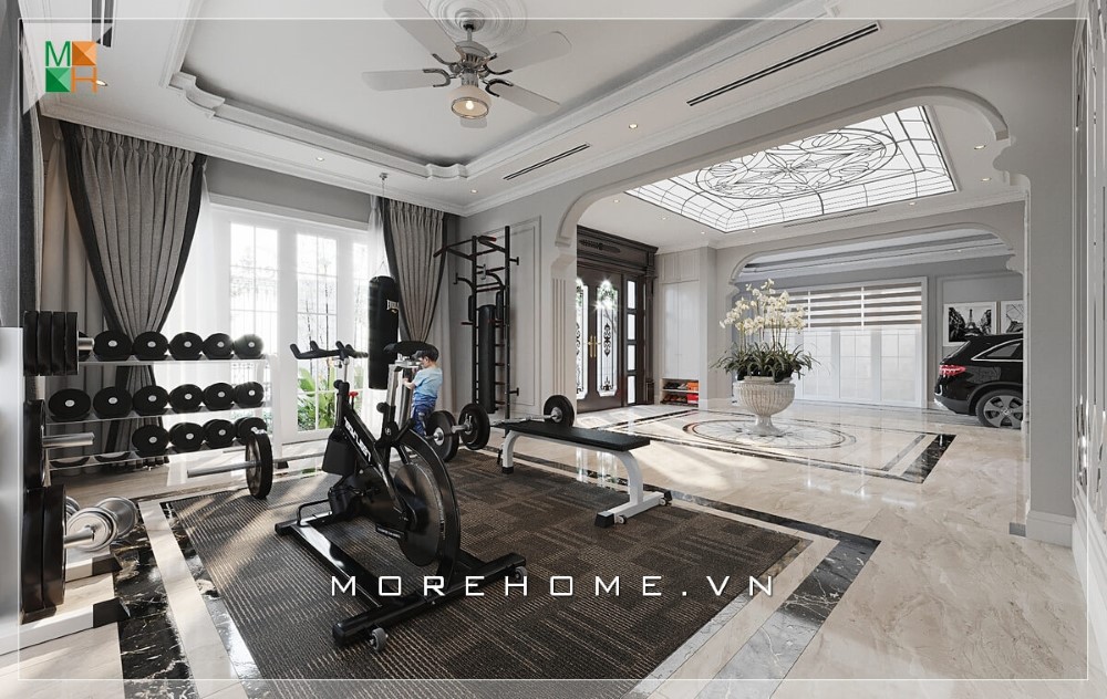 Thiết kế phòng tập gym tại nhà