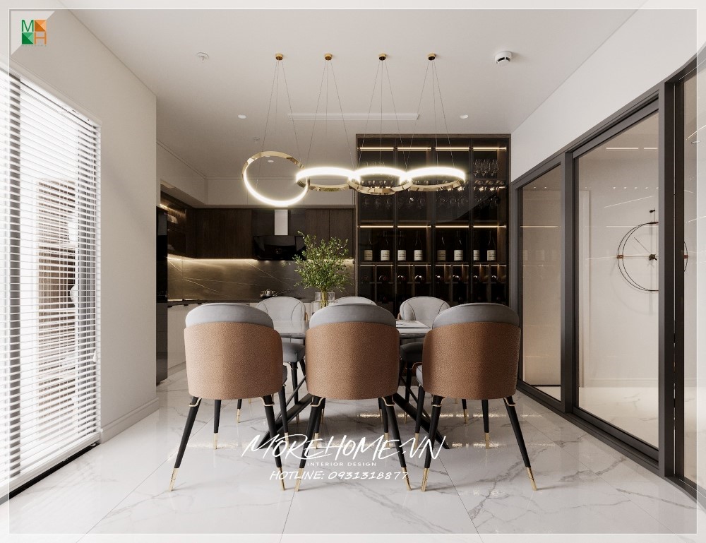 Tủ bếp gỗ công nghiệp