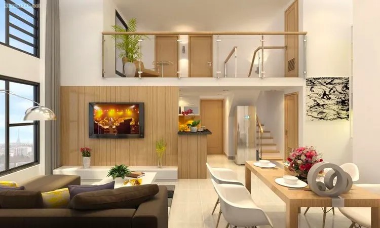 Thiết kế nhà cấp 4 gác lửng có 3 phòng ngủ