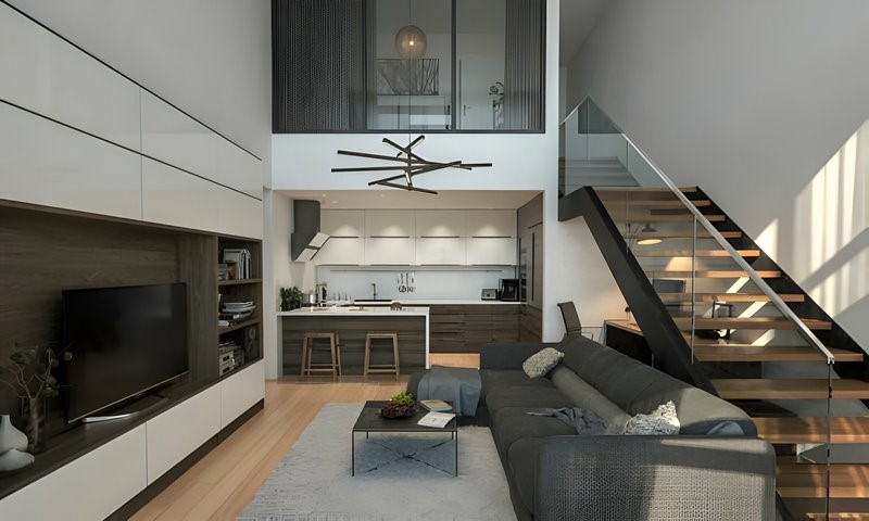 Thiết kế nhà cấp 4 gác lửng có 3 phòng ngủ
