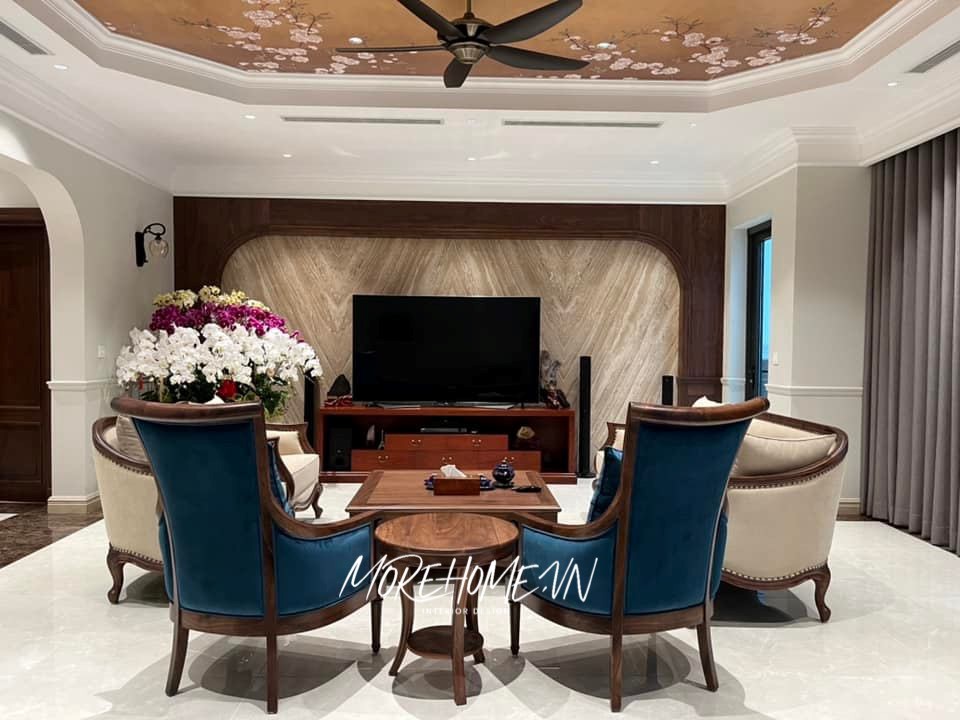 Trần thạch cao phòng khách