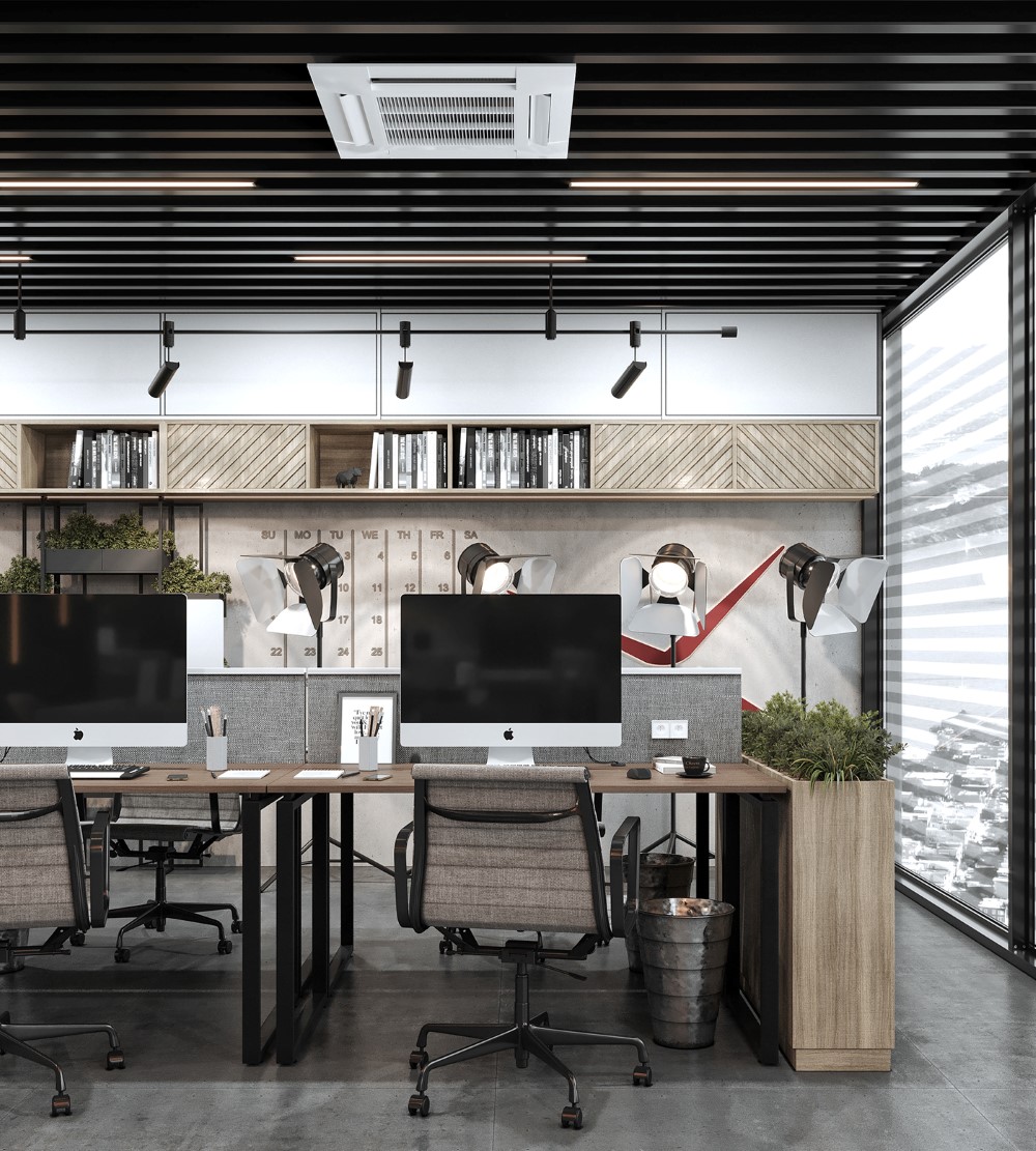 Thiết kế phòng làm việc công ty