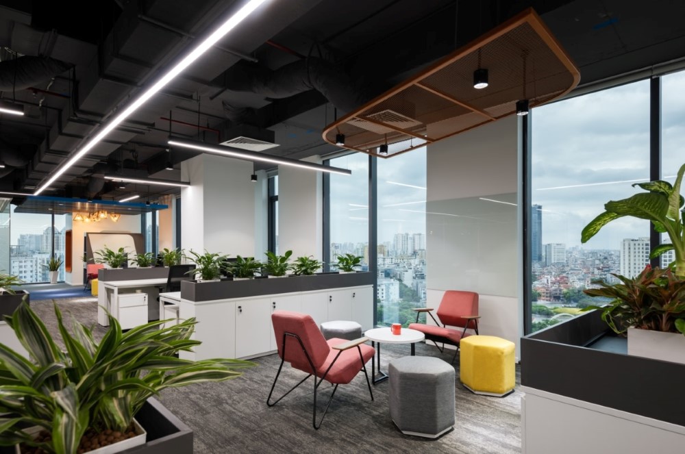 Thiết kế văn phòng diện tích lớn