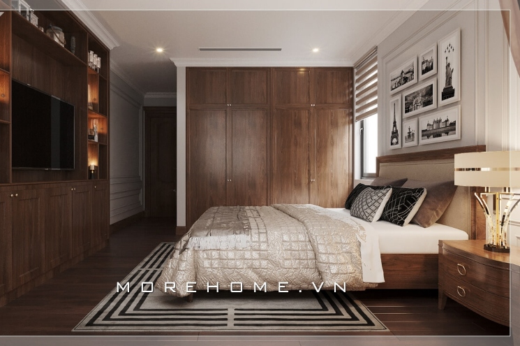  Giường ngủ gỗ óc chó MH0011