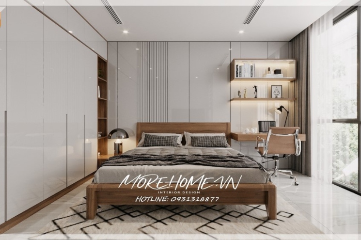  Giường ngủ gỗ óc chó MH0016