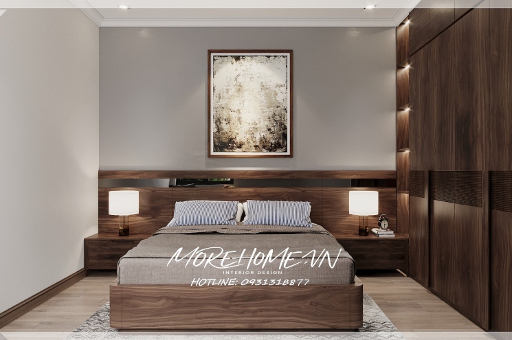  Giường ngủ gỗ óc chó MH0022