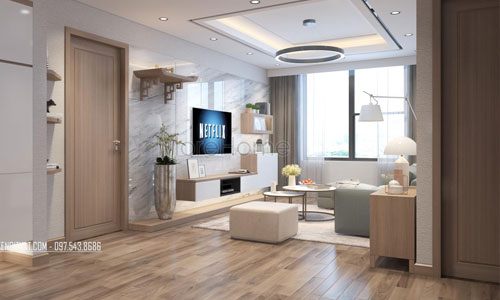  Bàn thờ treo tường đẹp cho chung cư ngoại giao đoàn