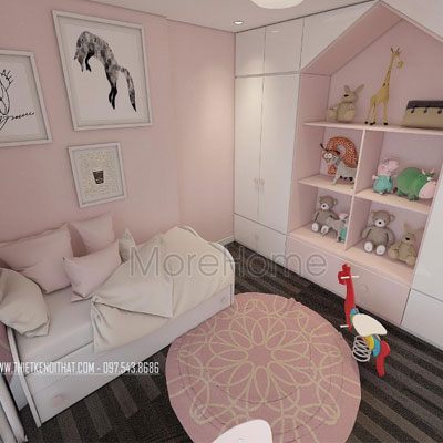  Thiết kế nội thất phòng trẻ em siêu đẹp-Mẫu số 3
