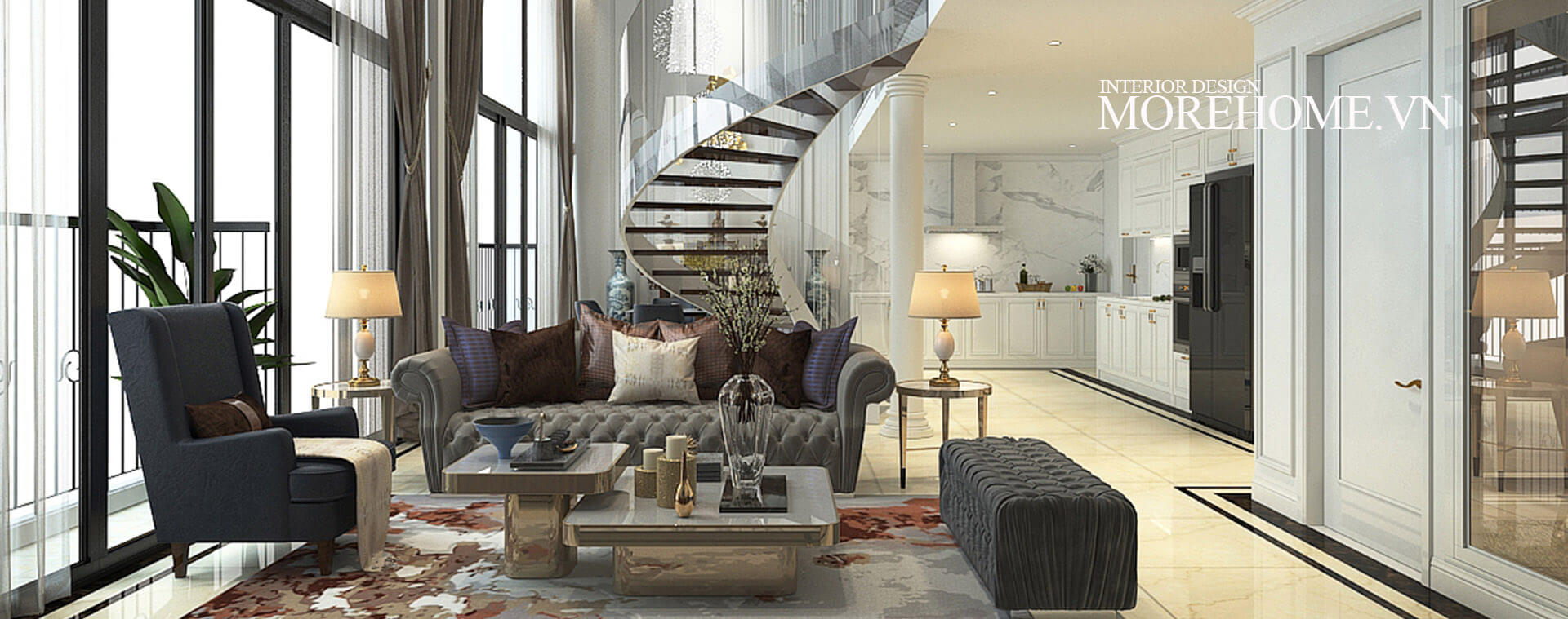  Thiết kế nội thất chung cư cao cấp Pentstudio Tây Hồ 