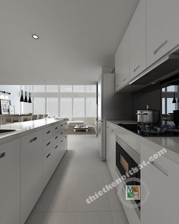 Thiết kế căn hộ vinhomes central park 165m2 đẹp với phong cách Retro