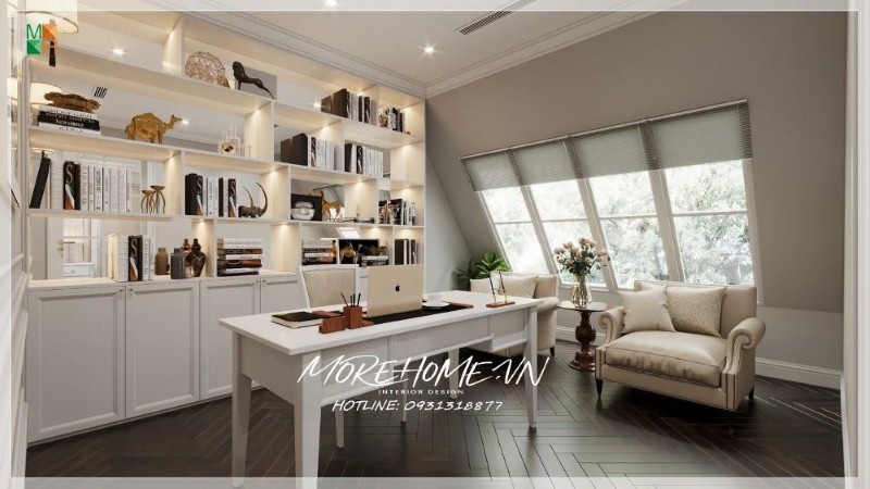 Thiết kế nội thất biệt thự Geleximco