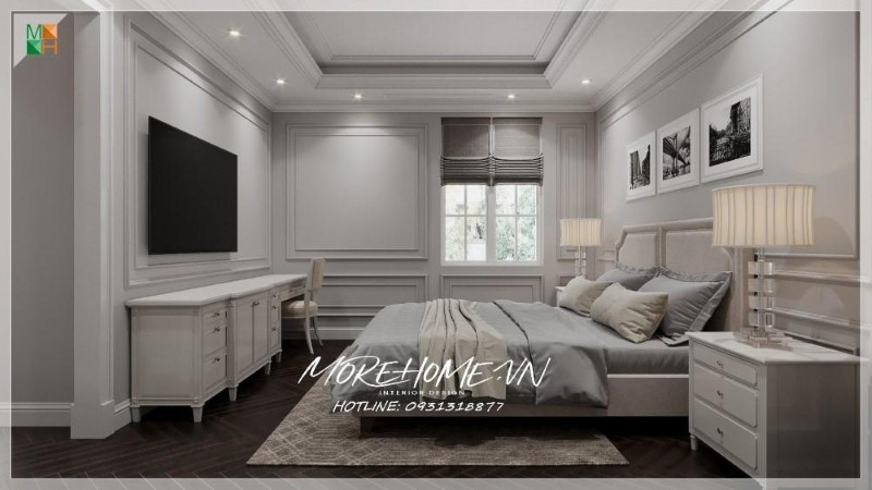 Thiết kế nội thất biệt thự Geleximco