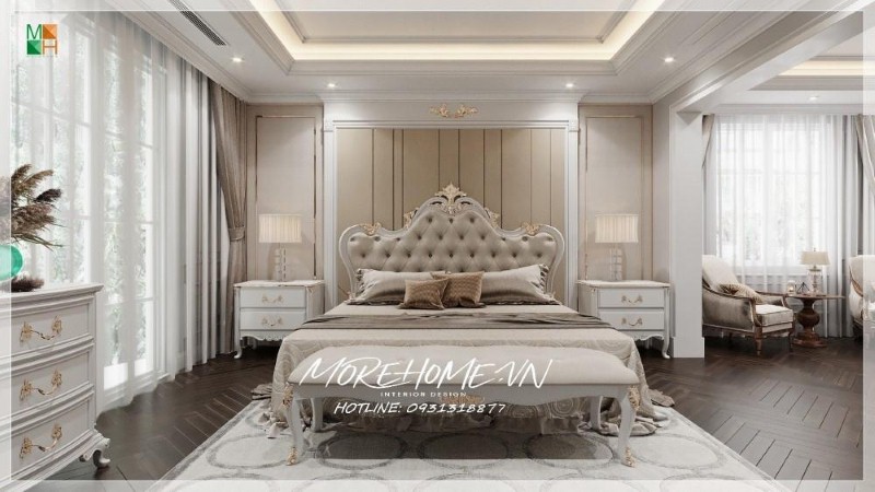 Thiết kế nội thất biệt thự Geleximco