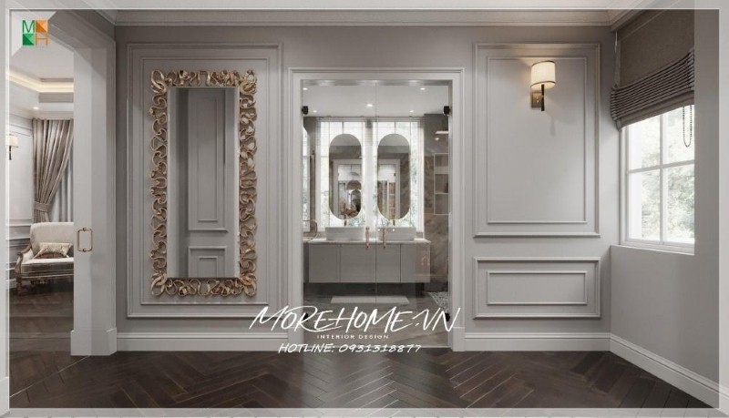 Thiết kế nội thất biệt thự Geleximco