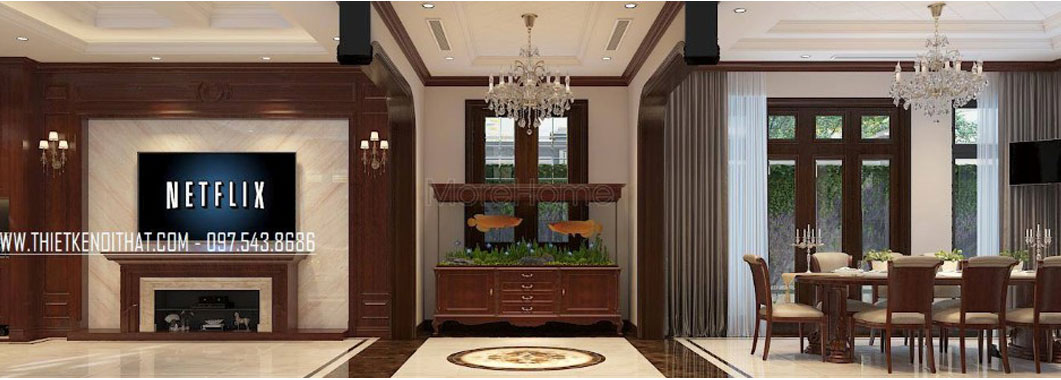  Thiết kế biệt thự tân cổ điển tại thành phố Giao Lưu