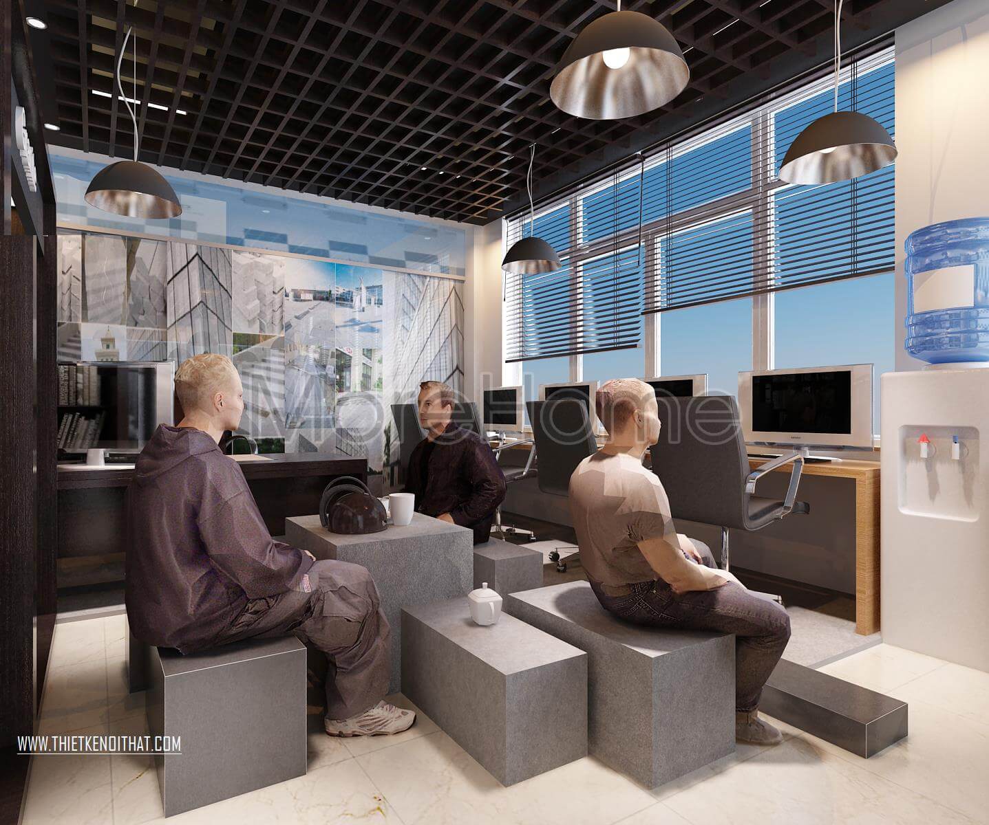 Thiết kế showroom đá ốp lát