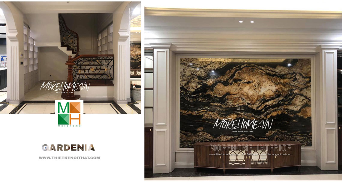 Công trình hoàn thiện thiết kế thi công nội thất biệt thự Gardenia đẹp, sang trọng