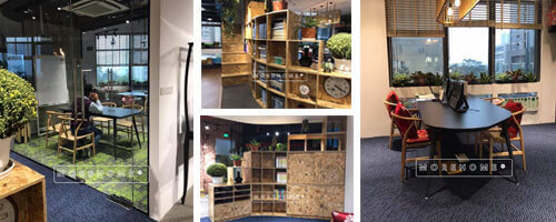  Thi công nội thất văn phòng làm việc phong cách hiện đại gỗ công nghiệp