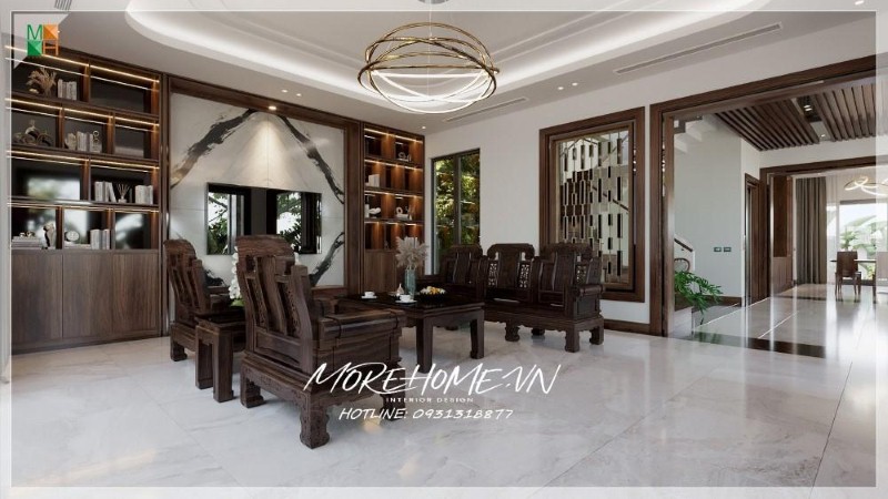 Thiết kế nội thất biệt thự hà tĩnh