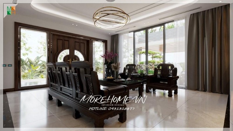 Thiết kế nội thất biệt thự hà tĩnh