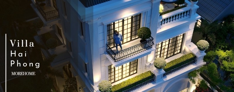 Thiết kế biệt thự 3 tầng kiểu Pháp đẹp, sang trọng tại Hải Phòng
