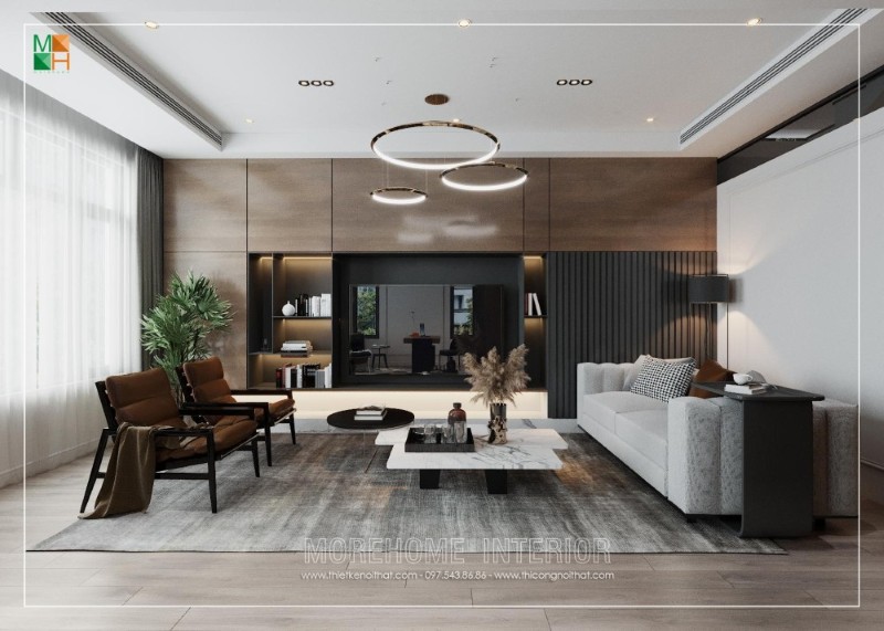 Thiết kế nội thất biệt thự Monaco Vinhomes hải phòng