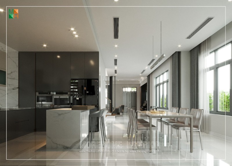 Thiết kế nội thất biệt thự Monaco Vinhomes hải phòng