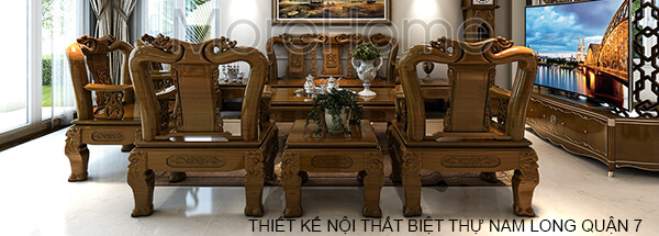  Thiết kế nội thất biệt thự Nam Long Quận 7