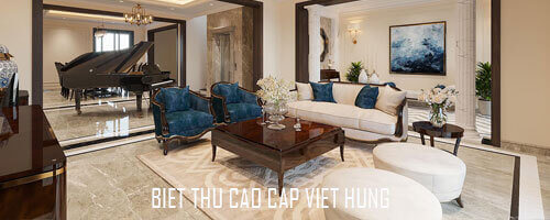  Thiết kế nội thất cao cấp tại biệt thự Việt Hưng phong cách tân cổ điển