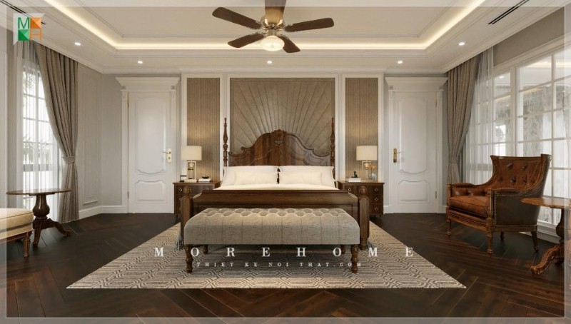 Thiết kế nội thất biệt thự tại Vĩnh Phúc