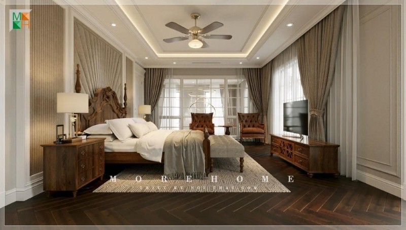 Thiết kế nội thất biệt thự tại Vĩnh Phúc