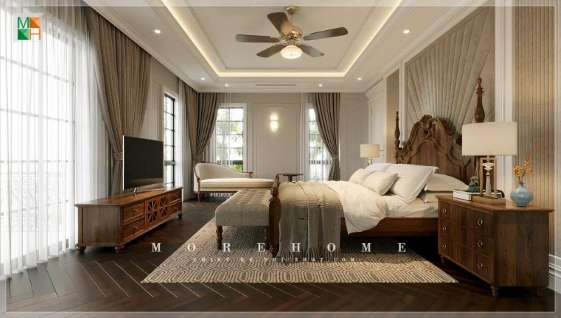 Thiết kế nội thất biệt thự tại Vĩnh Phúc