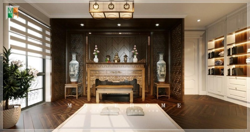 Thiết kế nội thất biệt thự tại Vĩnh Phúc