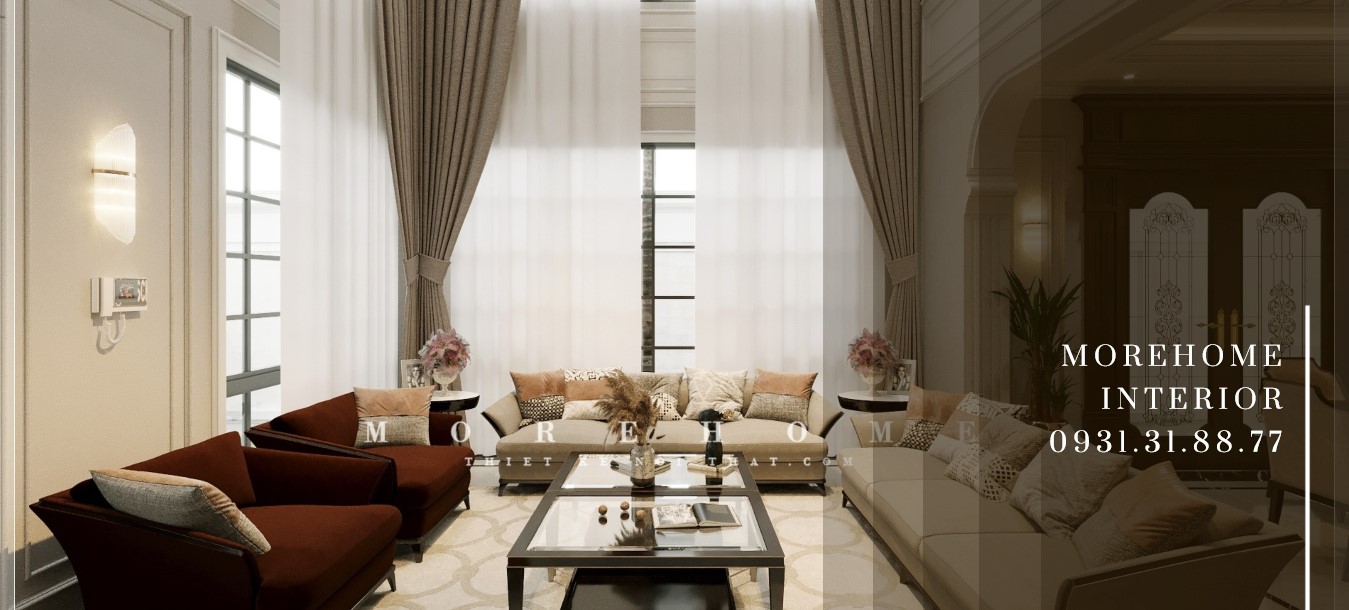 Thiết kế biệt thự 3 tầng phong cách Luxury cao cấp tại Vĩnh Yên