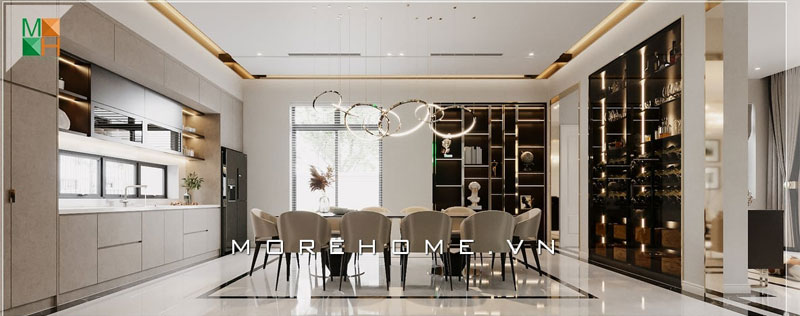  Thiết kế nội thất biệt thự Vinhomes Marina Cầu Rào 2 Hải Phòng phong cách hiện đại Luxury