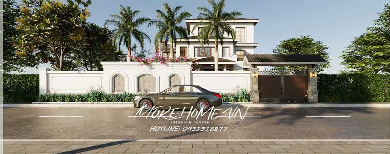  Thiết kế biệt thự 3 tâng tân cổ điển cao cấp, sang trọng