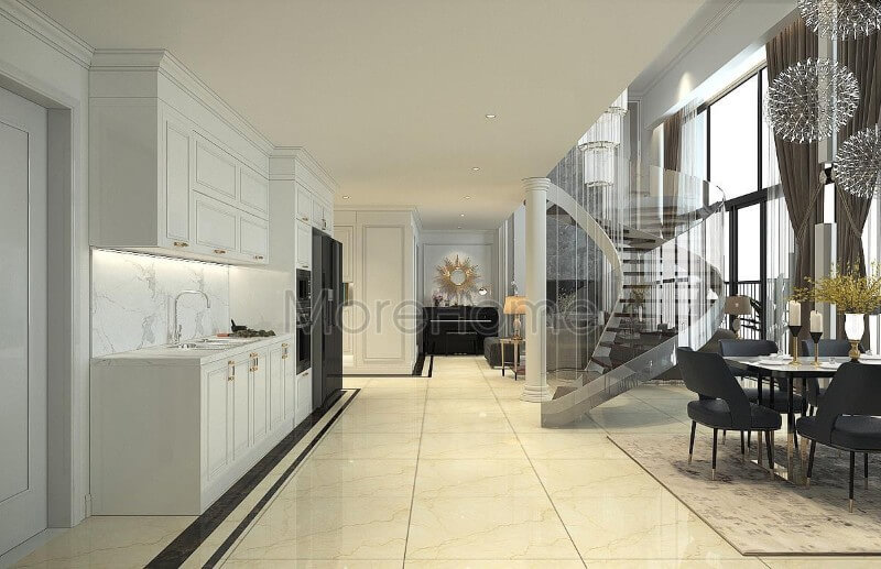 Thiết kế nội thất căn hộ pentstudio tây hồ