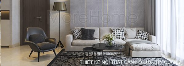  Thiết kế chung cư nội thất hiện đại căn hộ Luxcity Quận 7 Tp. HCM - Chị Thủy